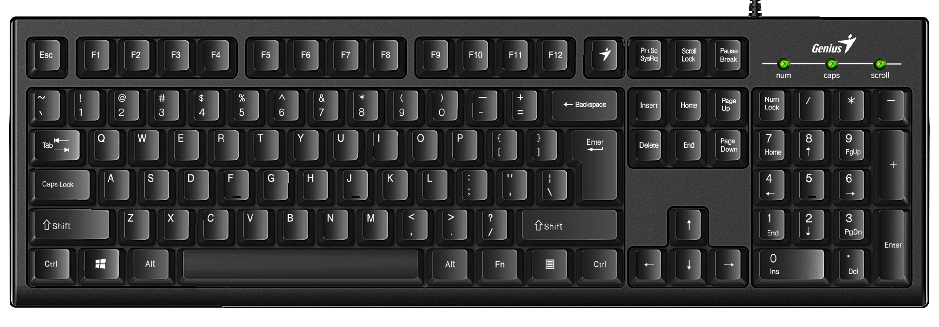 Genius KB-100 USB keyboard/004586